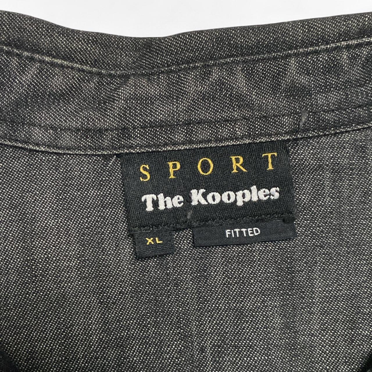 The Kooples Grey Long Sleeve Distressed Shirt