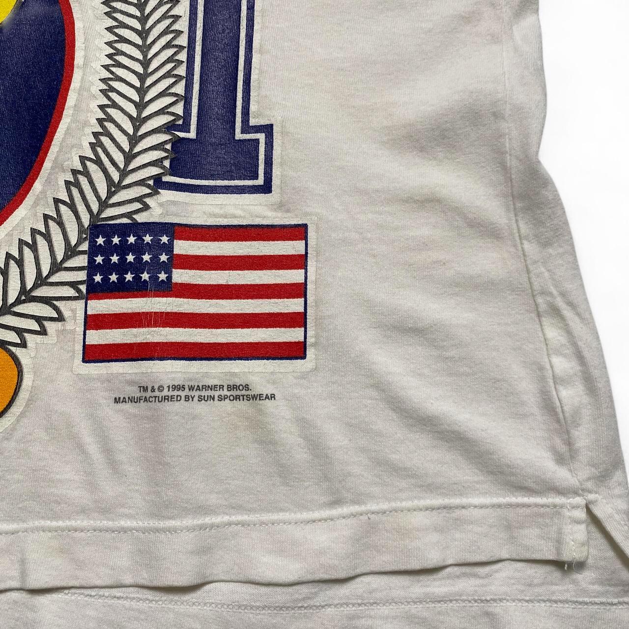 Tweety Vintage Looney Tunes 90’s Warner Brothers Polo Cropped Shirt (L)