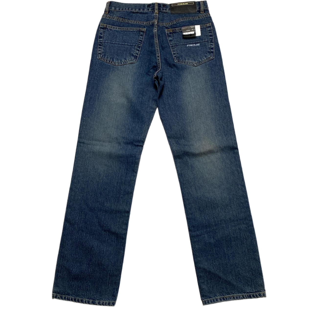 Stone Island Denims Navy Stonewash Jeans (32W)
