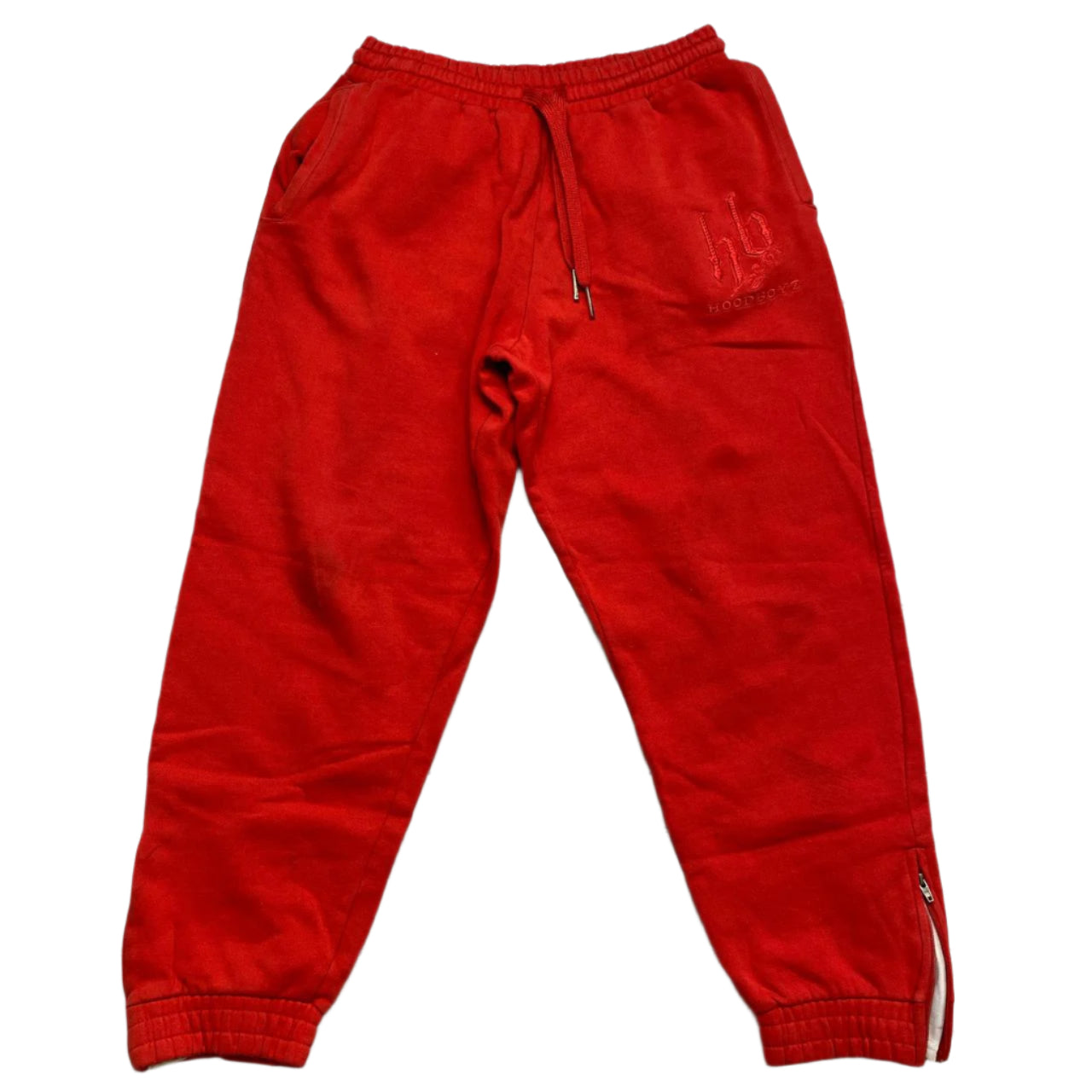 Hood Boyz Vintage 90’s y2k Red Baggy Jogger Bottoms (2XL)