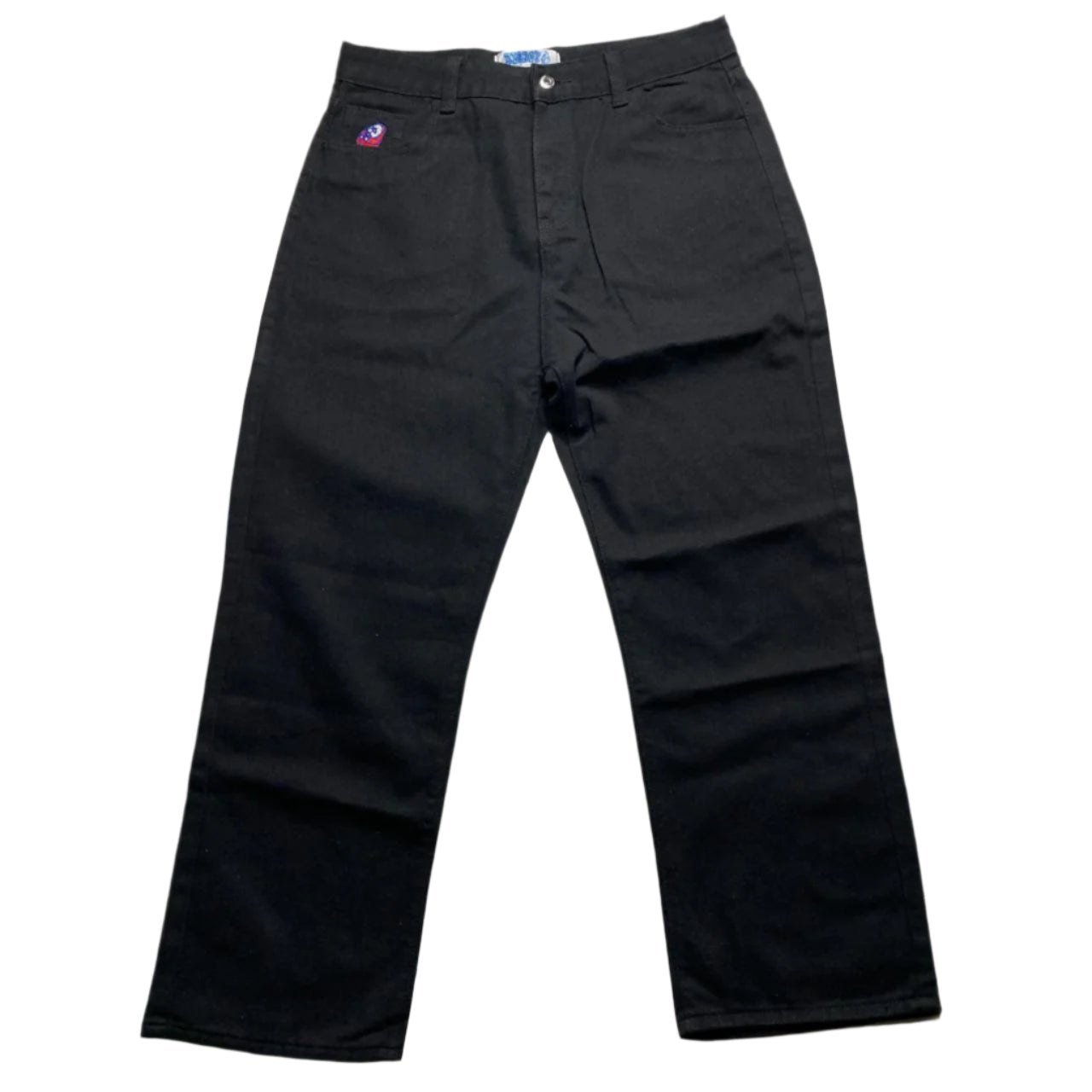 Polar Skate Co Big Boy Baggy Black Jeans (34W)