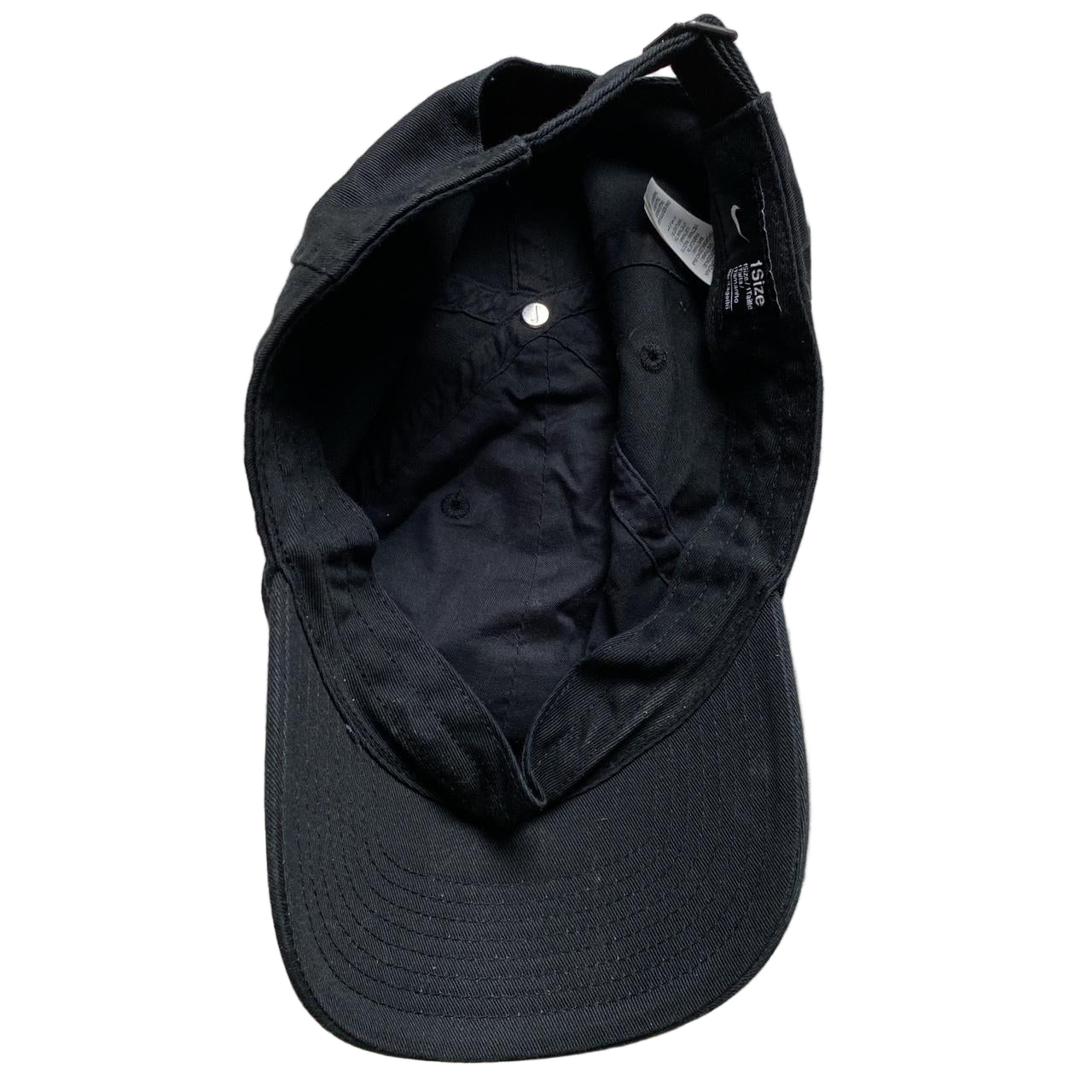 Nike Swoosh Black and White Cap
