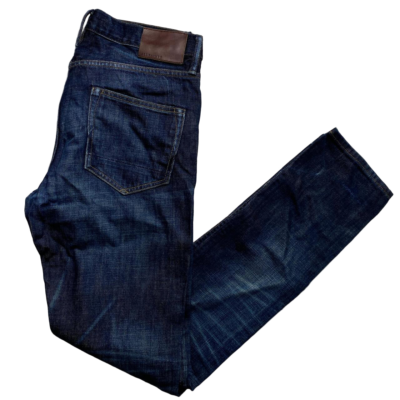 All Saints Pistol Navy Slim Jeans (30W)