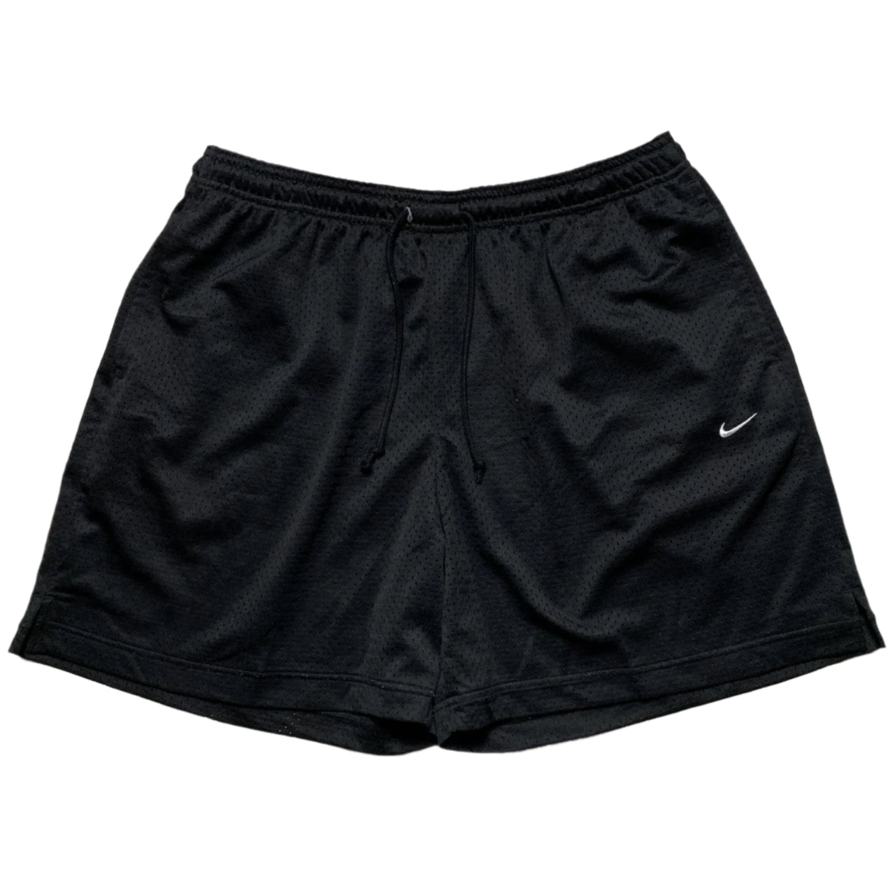Nike Black and White Mesh Shorts (XL)