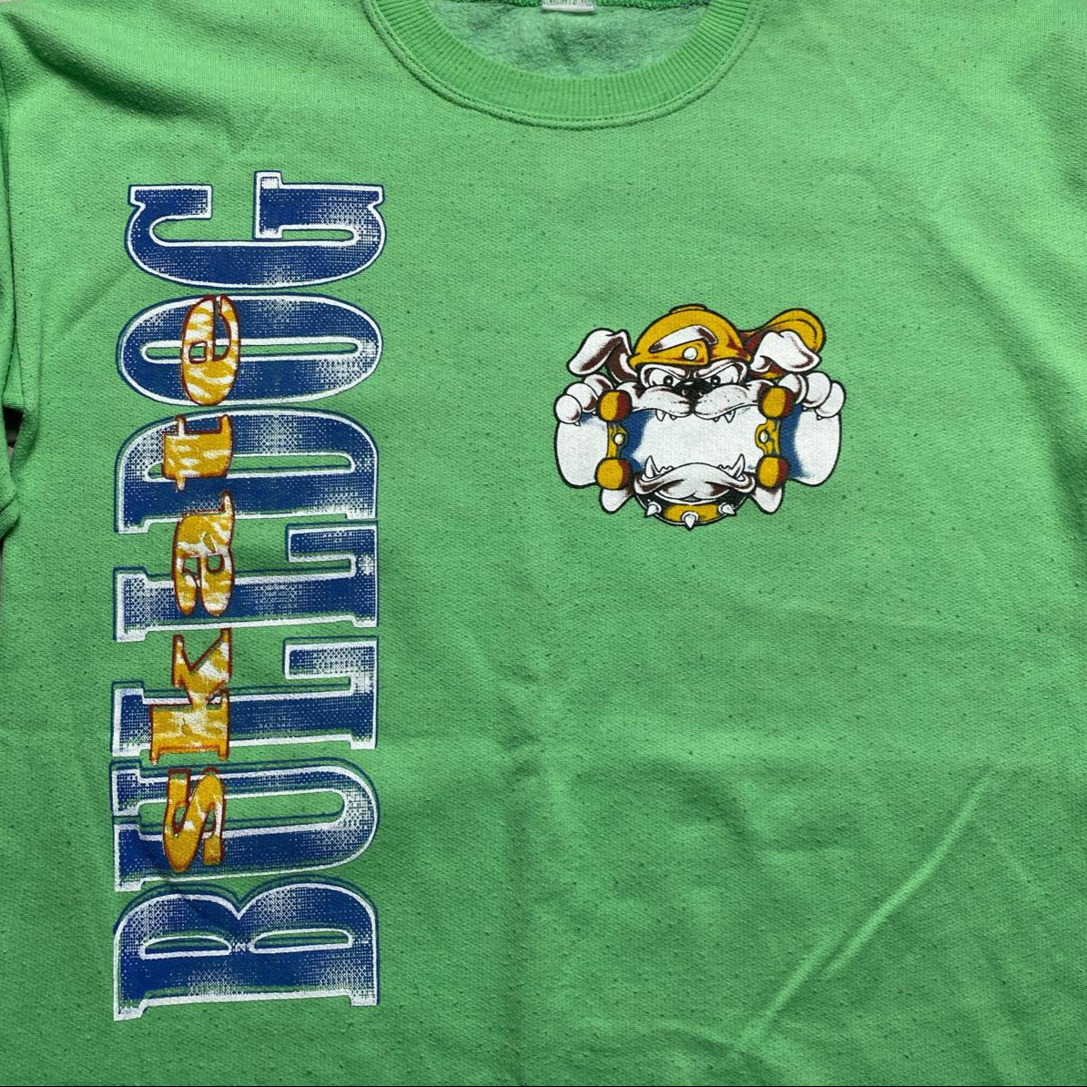 Bulldog Skate Vintage 90’s Green Jumper (L)