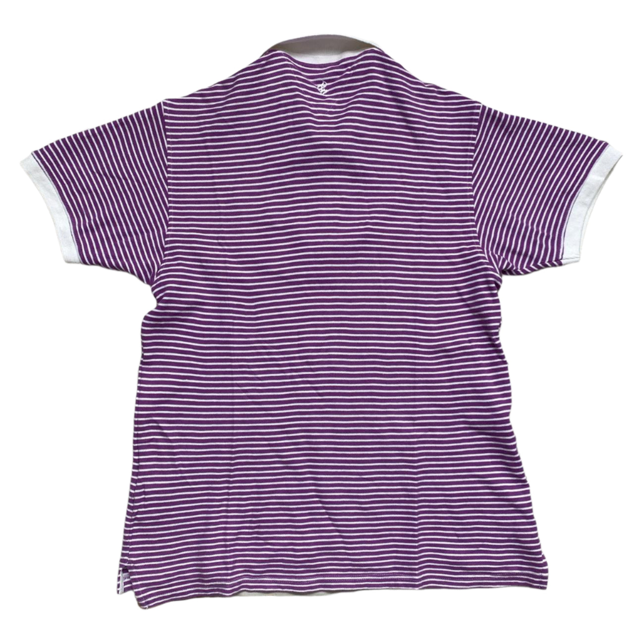 Rocawear Purple and White Polo Shirt (L)