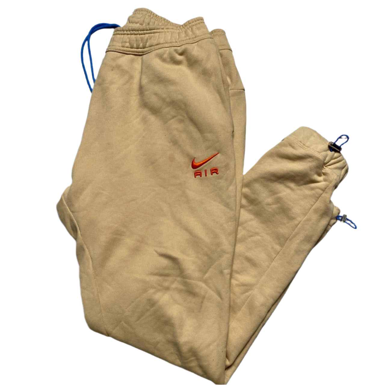 Nike Air Beige Cream and Orange Joggers (M)