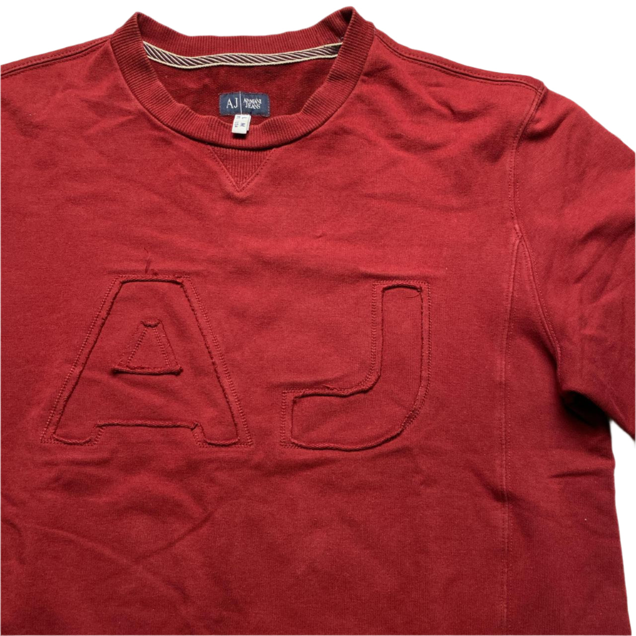 Armani AJ Jeans Burgundy Red Jumper (L)
