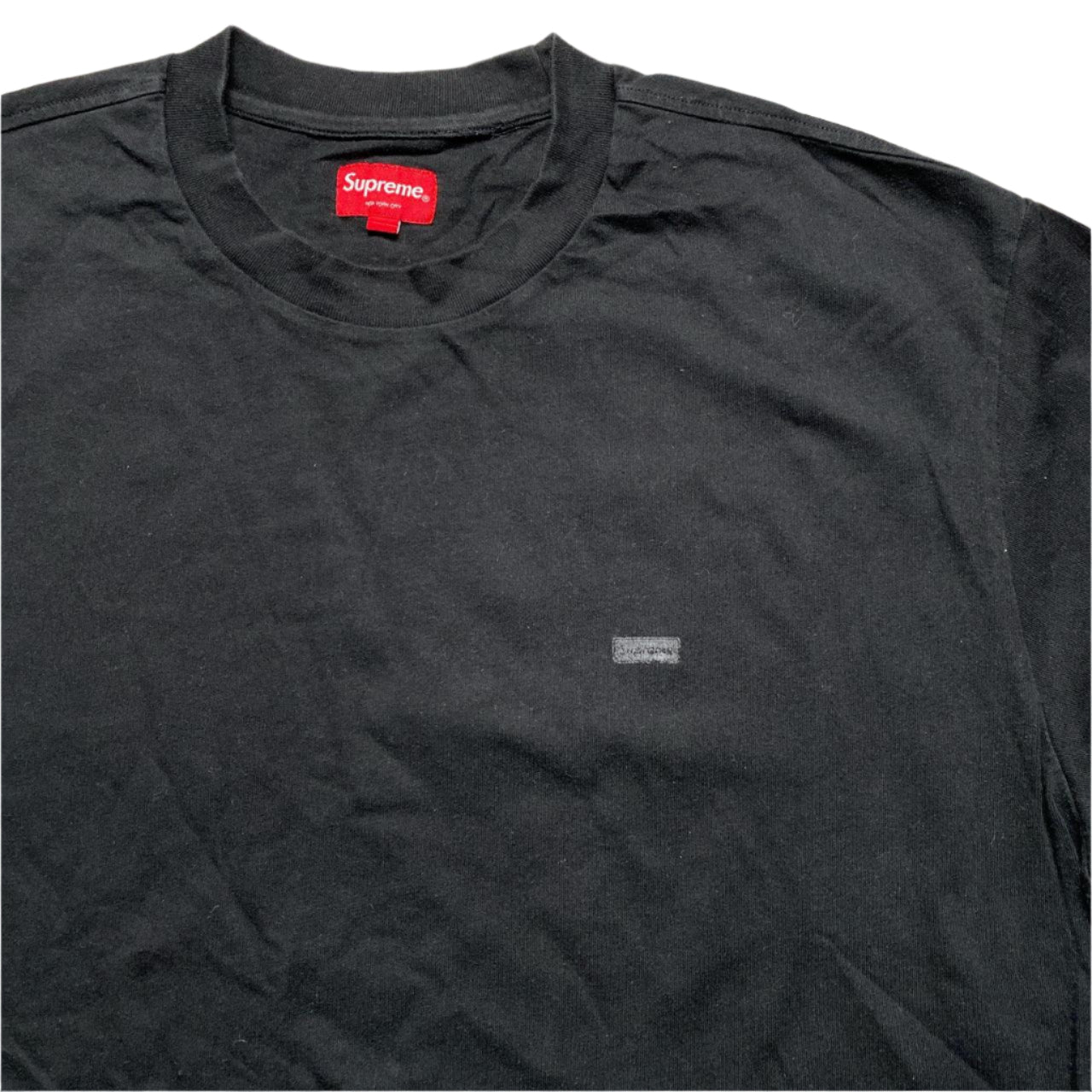 Supreme Black Long Sleeve T Shirt (XL)
