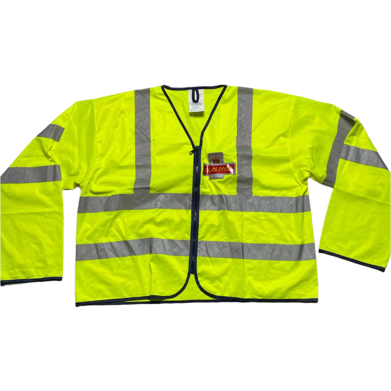 Royal Mail HI Vis Neon and Silver Reflective Over Jacket (2XL)