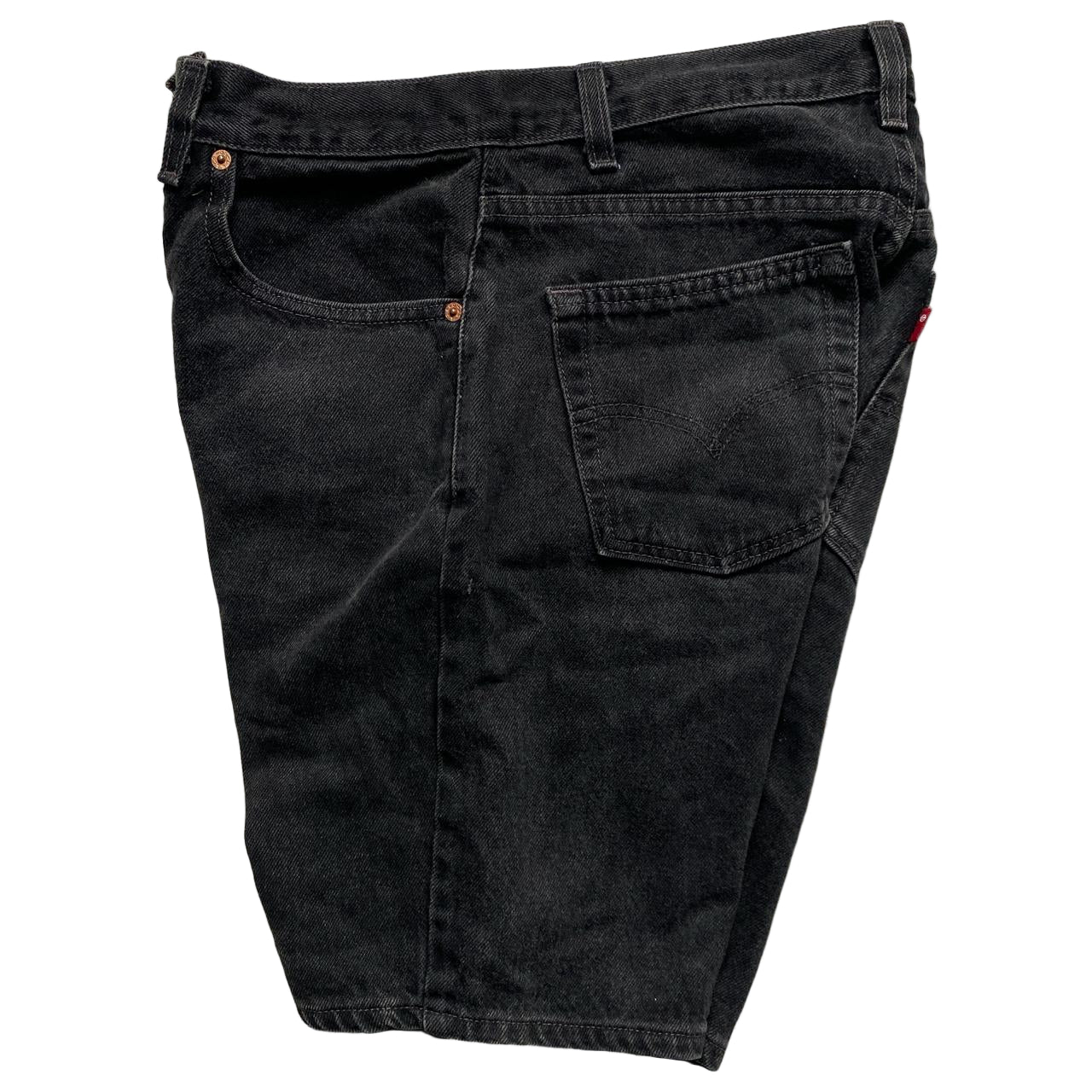 Levis 505 Charcoal Jean Jorts Shorts (31W)