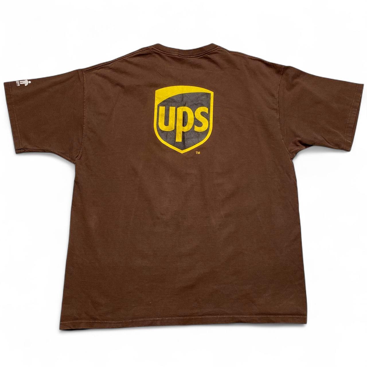 UPS Brown Vintage y2k T Shirt (2XL)