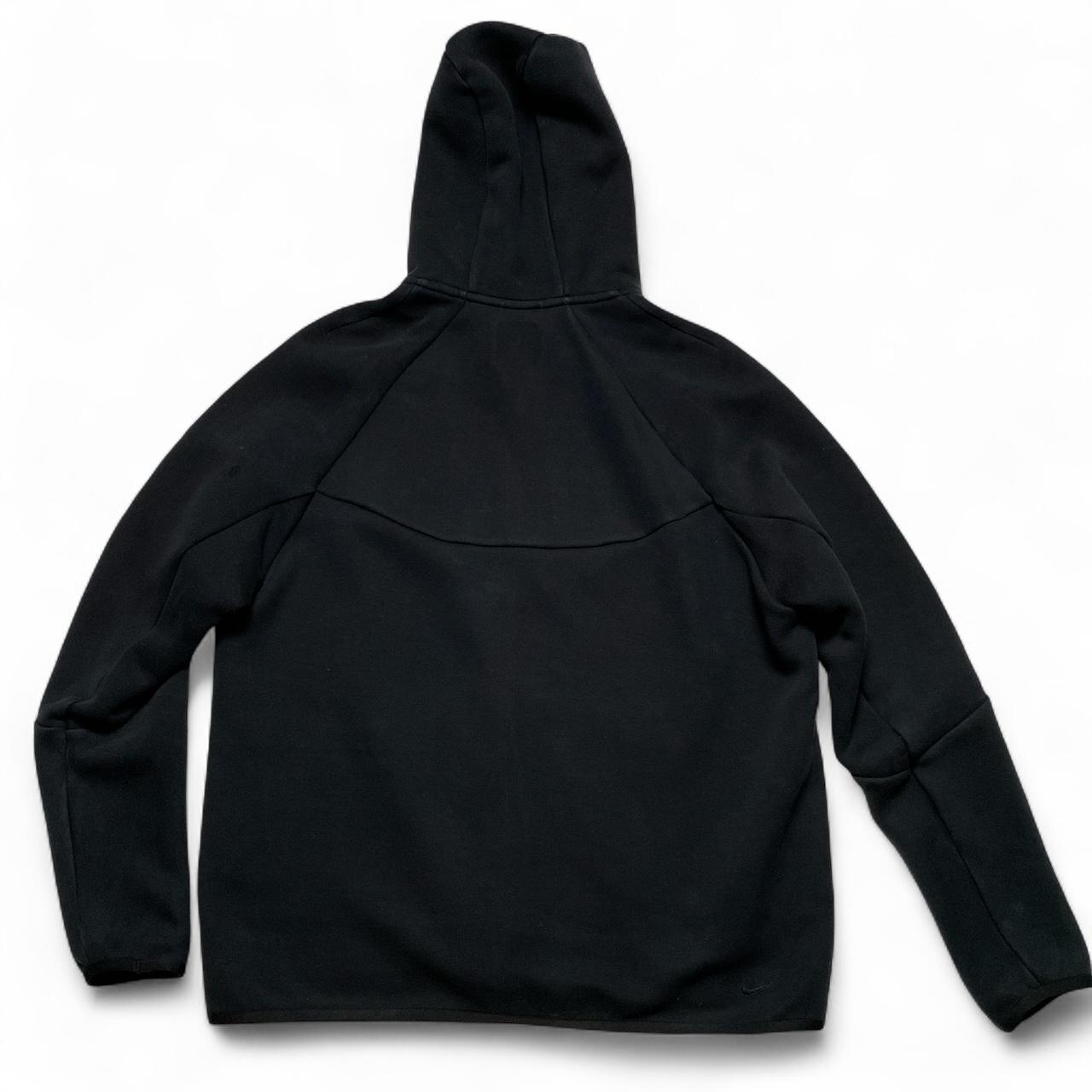 Nike Tech Fleece Black Full Tracksuit Hoodie and Joggers (XL)