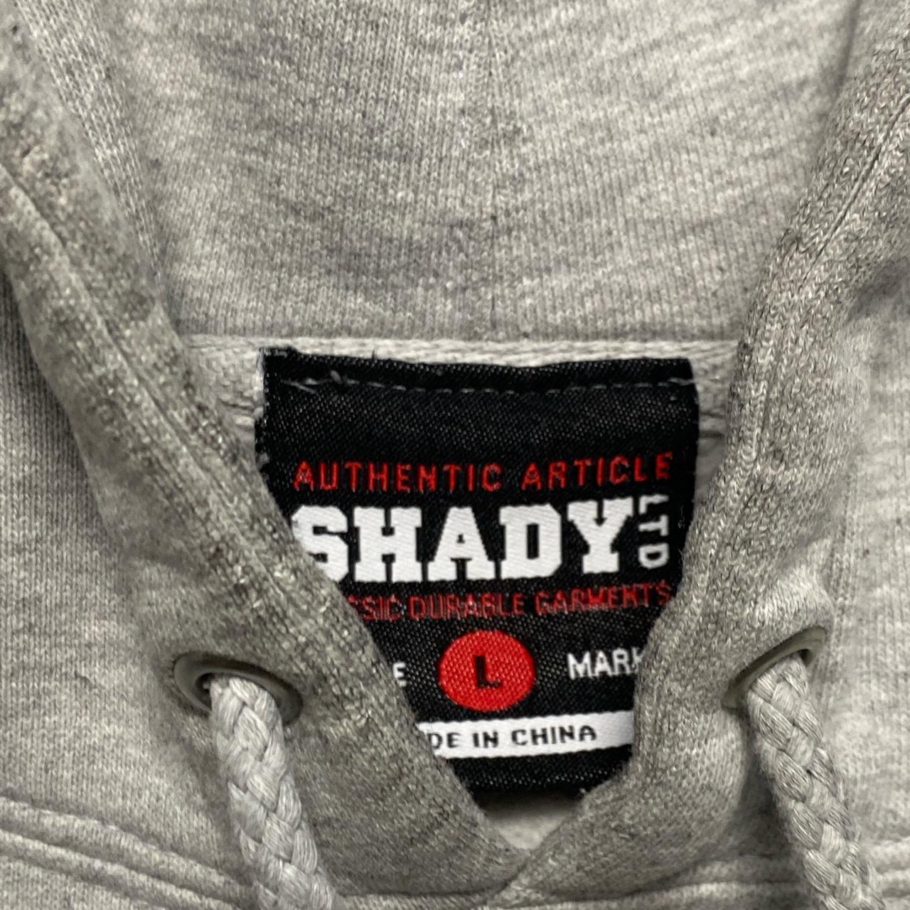 Shady Eminem Slim Shady Clothing Grey and Red Hoodie (L)