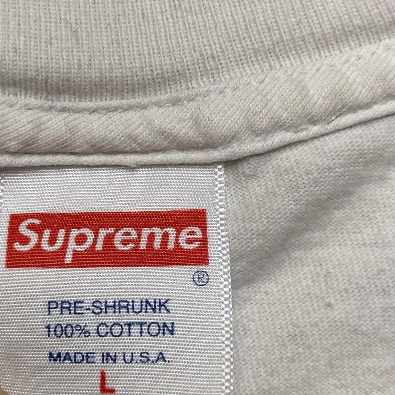 Supreme Black Sabbath White and Black Cross T Shirt (L)