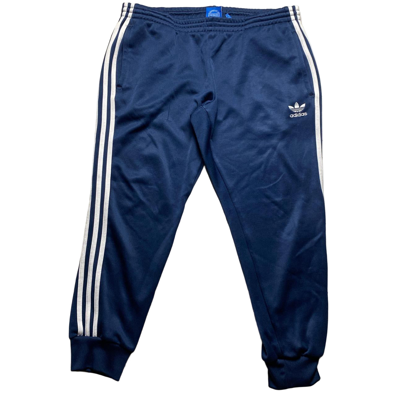 Adidas SST Navy and White Joggers (L)