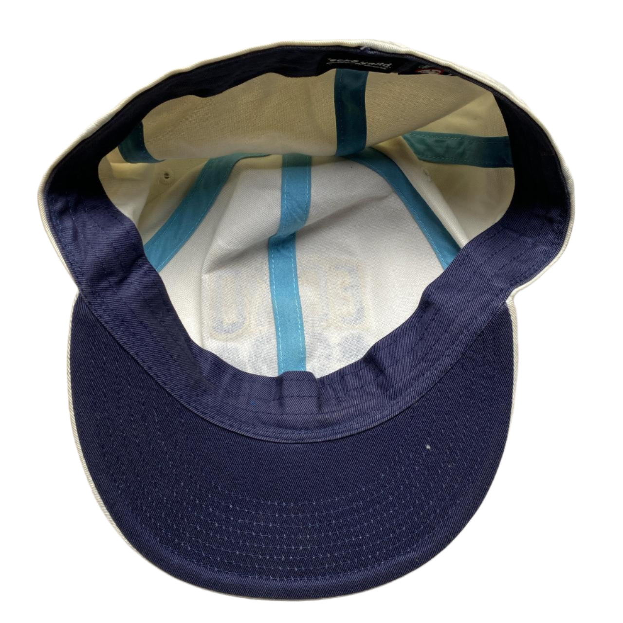 Ecko UNLTD White and Navy Fitted Cap