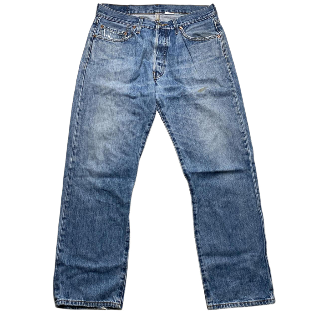 Levis 501 Baggy Light Blue Jeans (34W)
