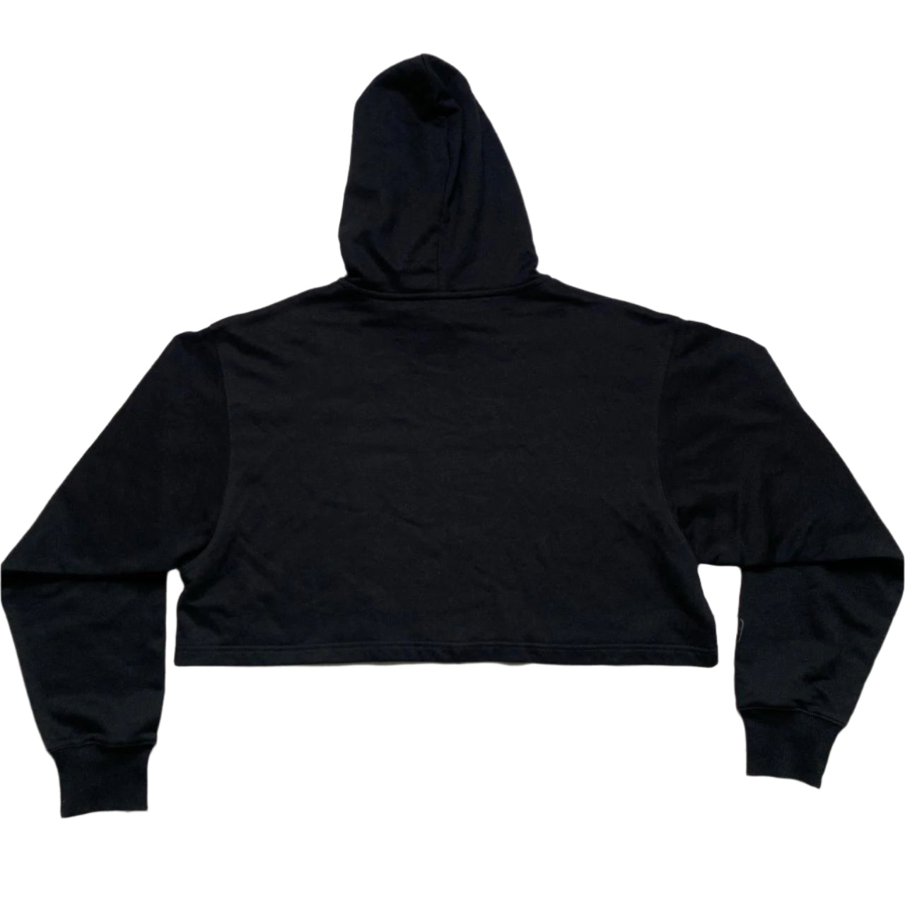 Telfar Black Cropped Hoodie (M)