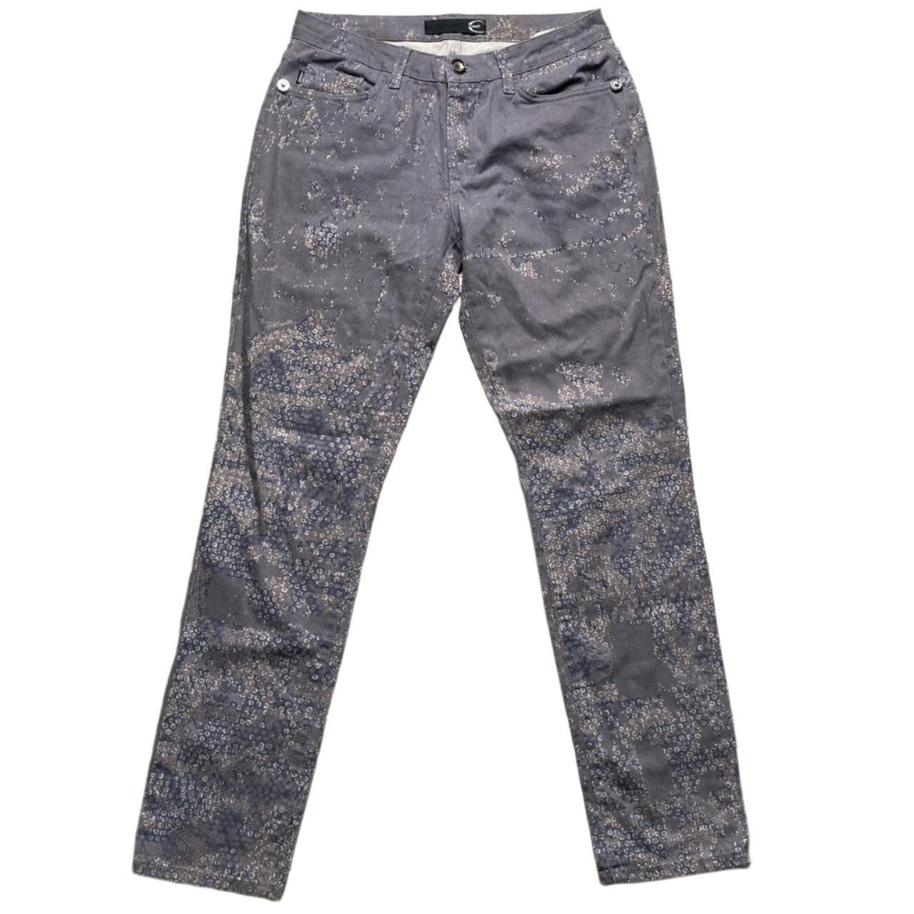 Just Cavalli Vintage Purple Lavender Print Womens Jeans (28W)