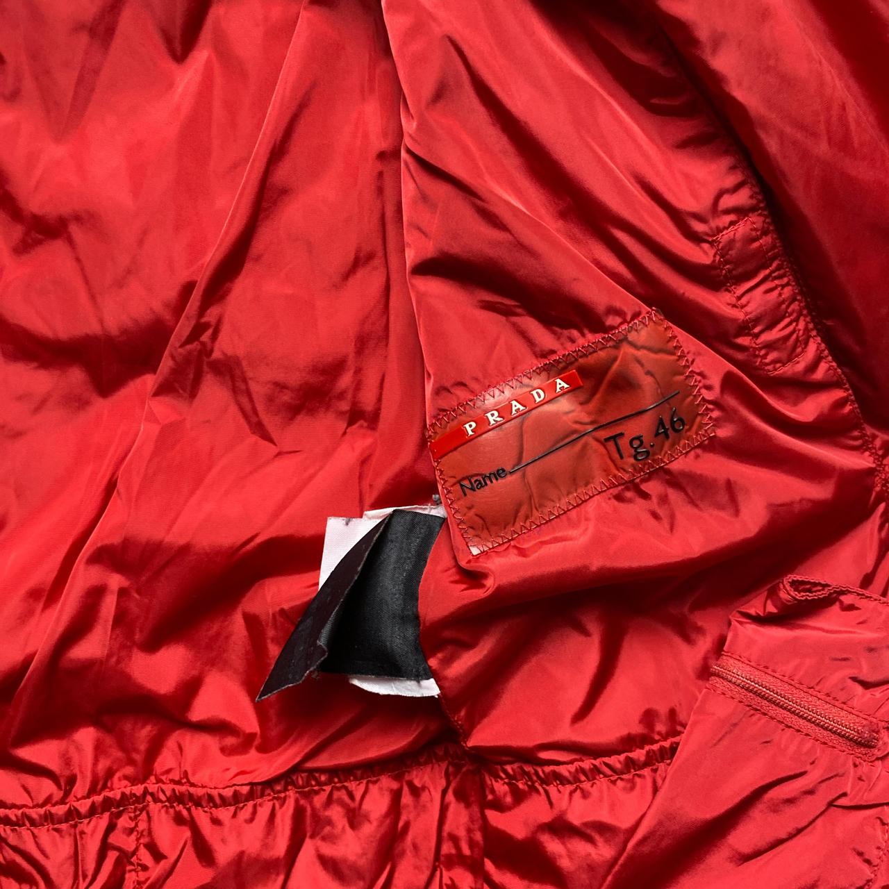 Prada Sport Red Womens Padded Jacket (14 UK)