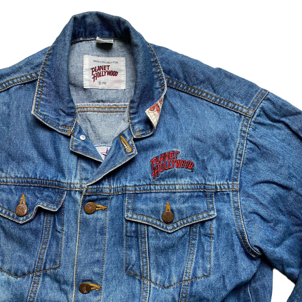 Planet Hollywood Chicago Vintage 90’s Denim Jacket (12)