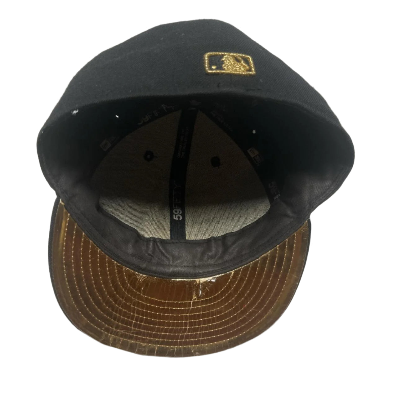 New Era LA Dodgers Black and Gold Fitted Hat