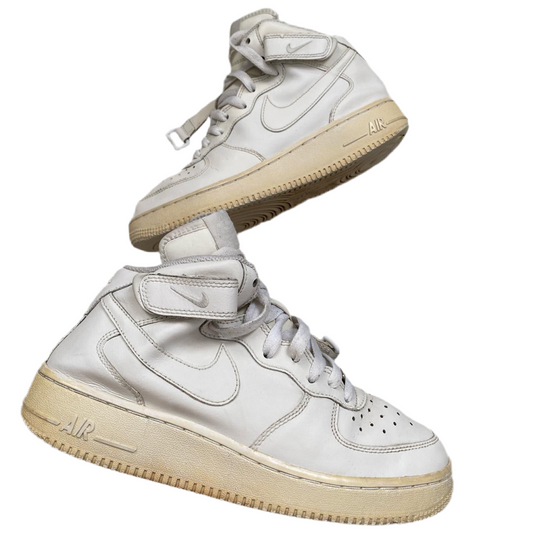 Nike Air Force 1 White Mid (UK 5.5)