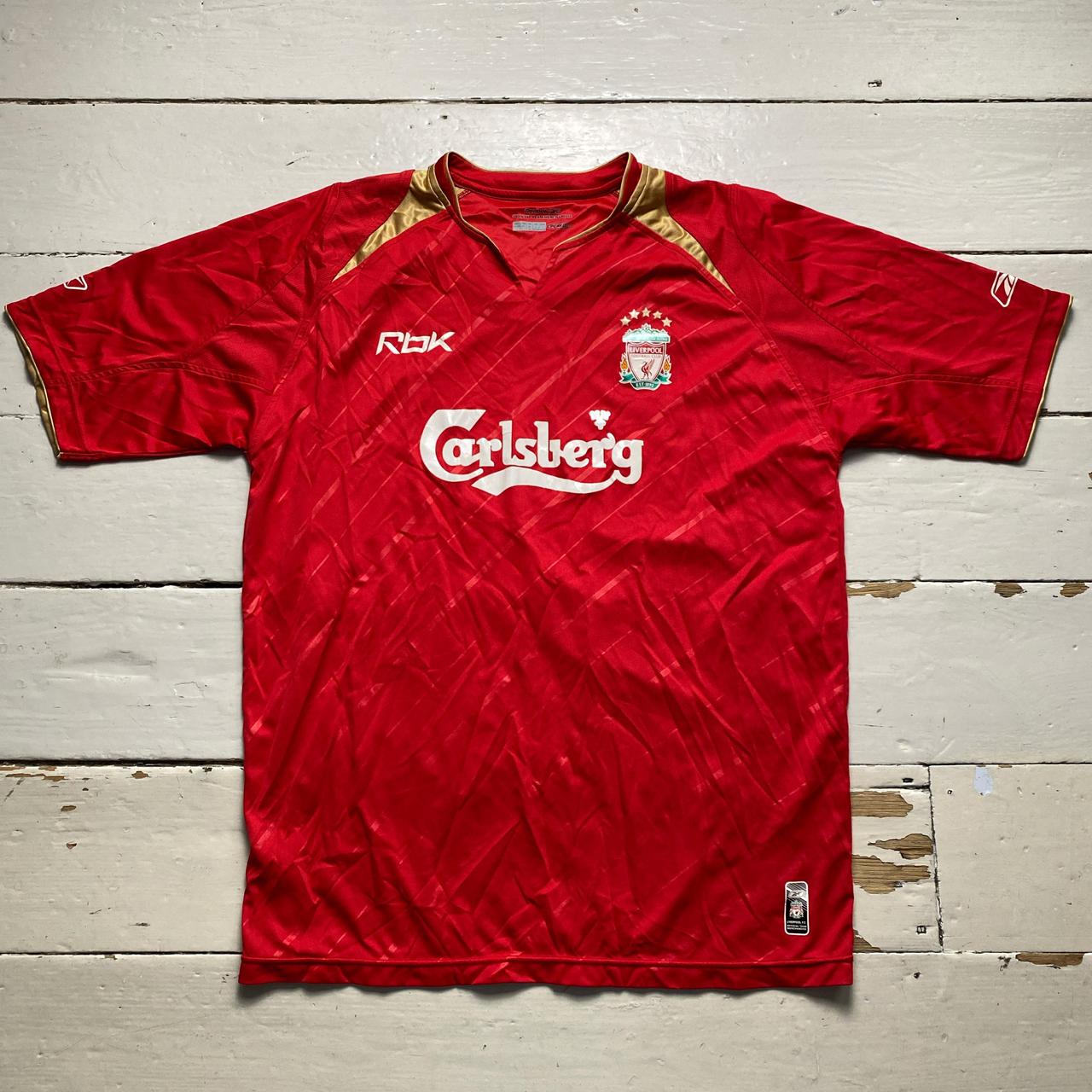 Liverpool Reebok Carlsberg Vintage Home Football Jersey