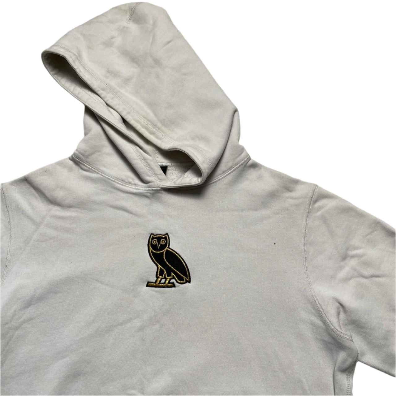 Octobers Very Own OVO Drake White Gold and Black Hoodie (S)