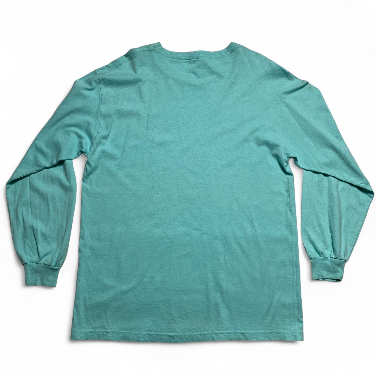 Fuck Off and Co Tiffany and Co Spoof Light Blue and Black Long Sleeve T Shirt (L)