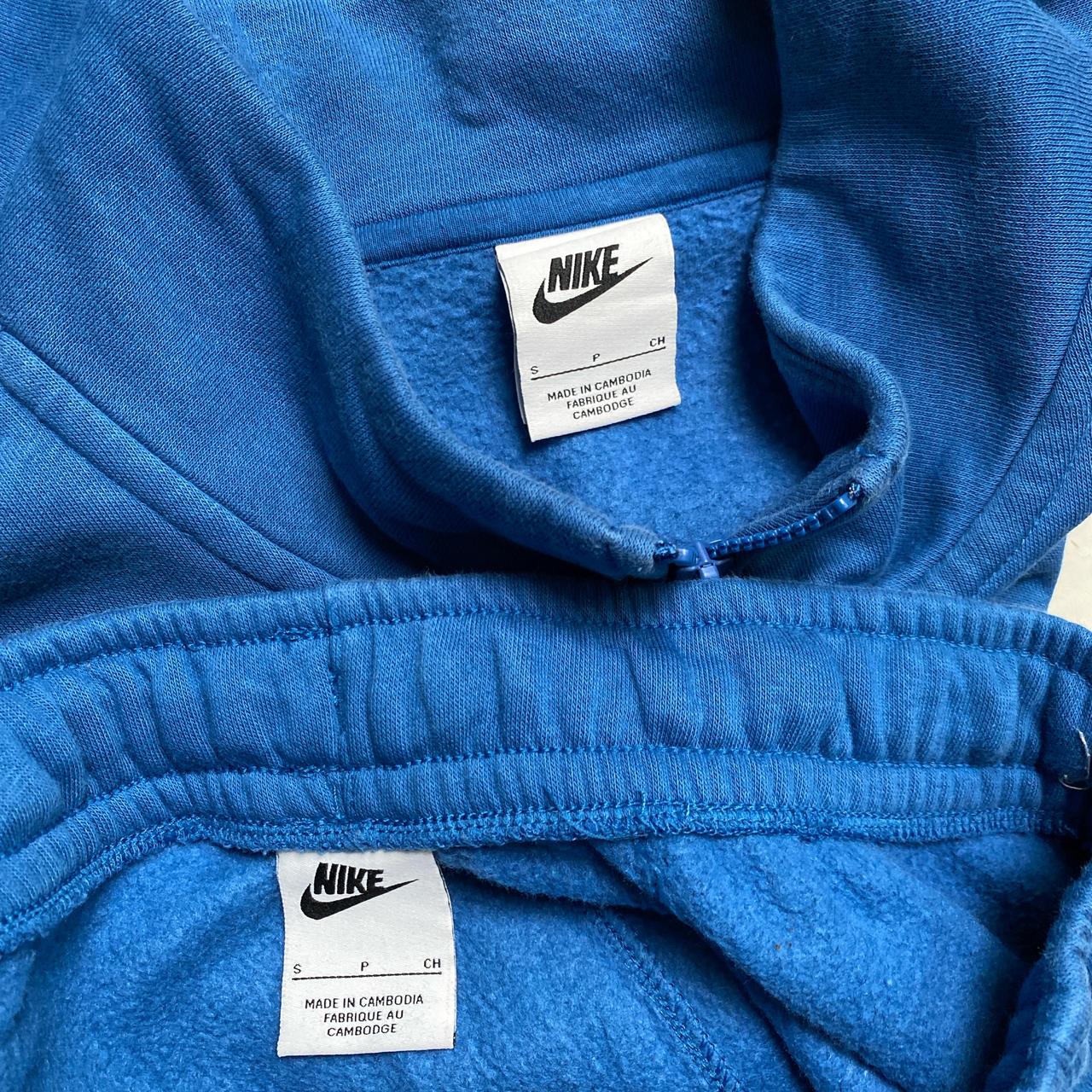 Nike Blue and White Full Tracksuit (S)