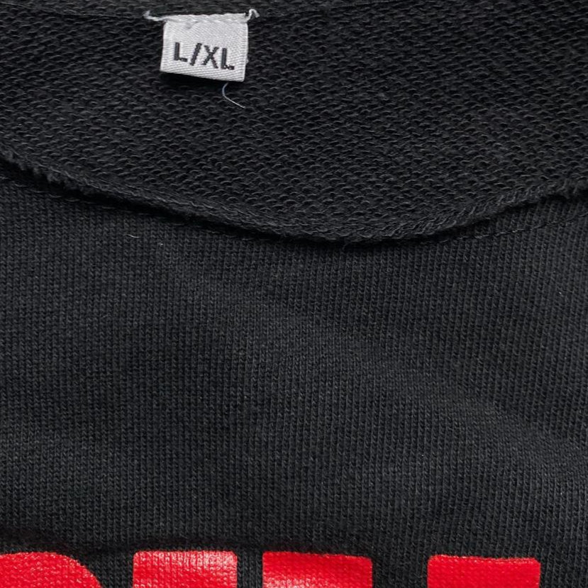 Gorilla Wear USA Black and Red Short Gym Sweatshirt Jumper (L)