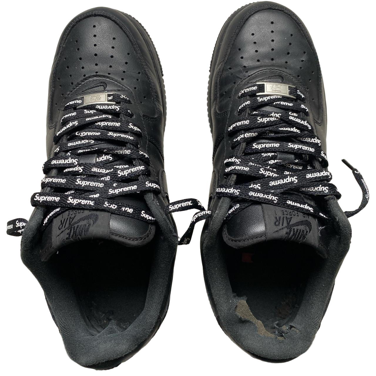 Nike Air Force 1 Supreme Black (UK 7)