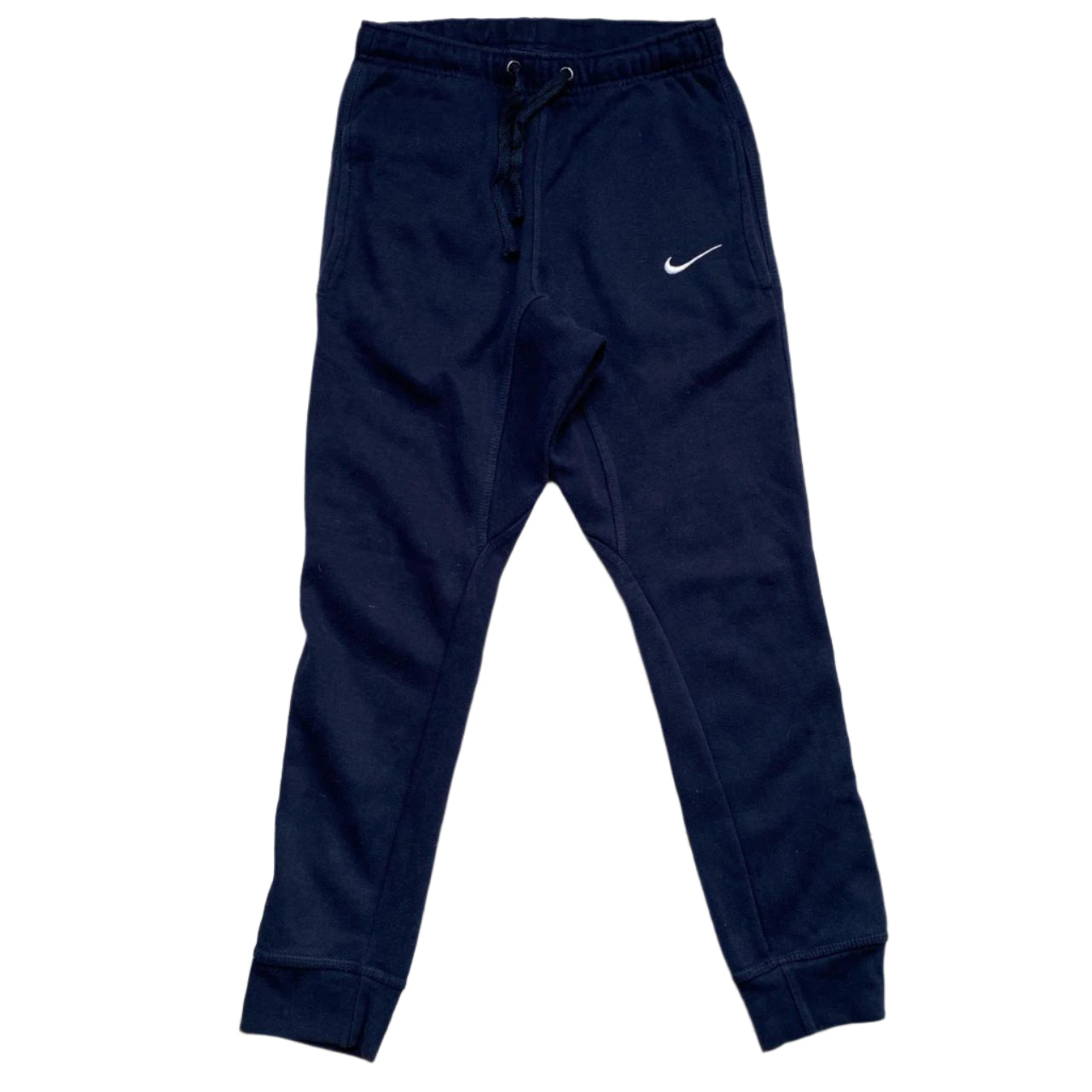Nike Navy and White Slim Joggers (S)