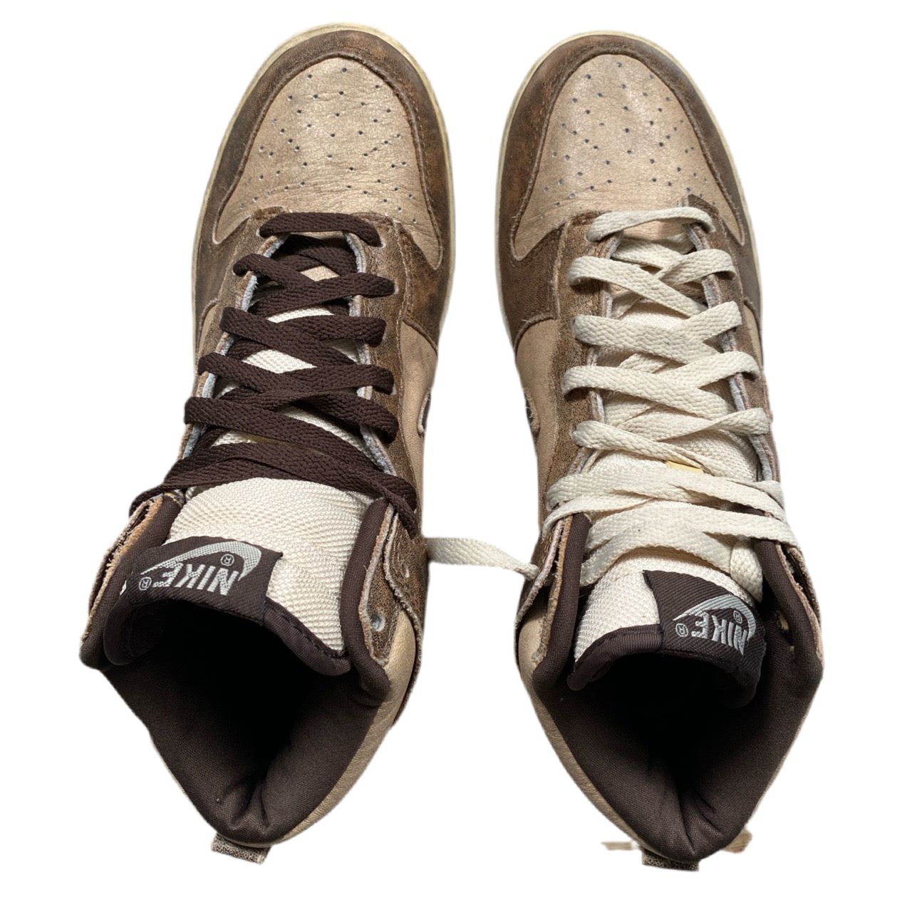 Nike Dunk High Dirty Pack Brown Vintage 2003 (UK 6.5)