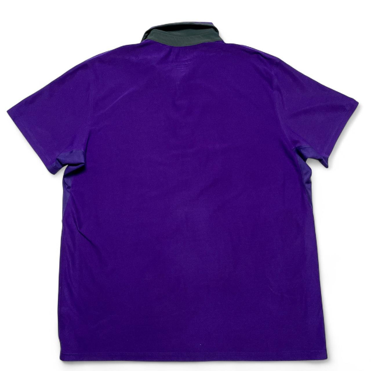 Nike Roger Federer ATP Finals 2012 Purple and Grey Polo Shirt (XL)