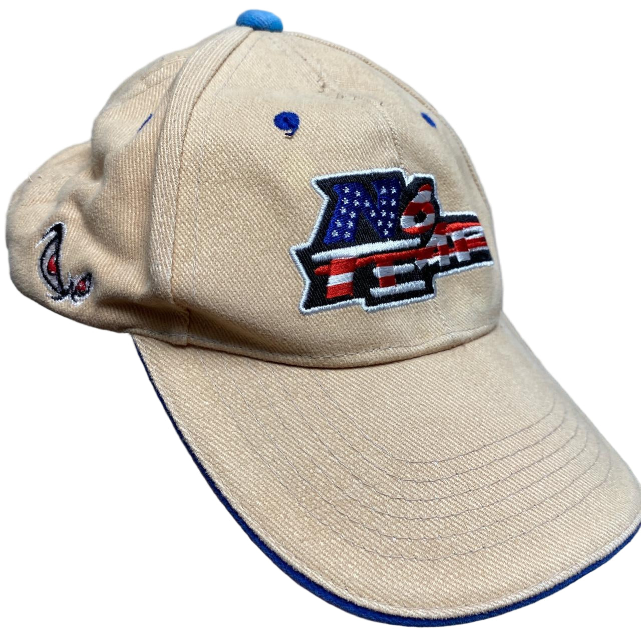No Fear USA Storm Eyes Vintage Cream Cap