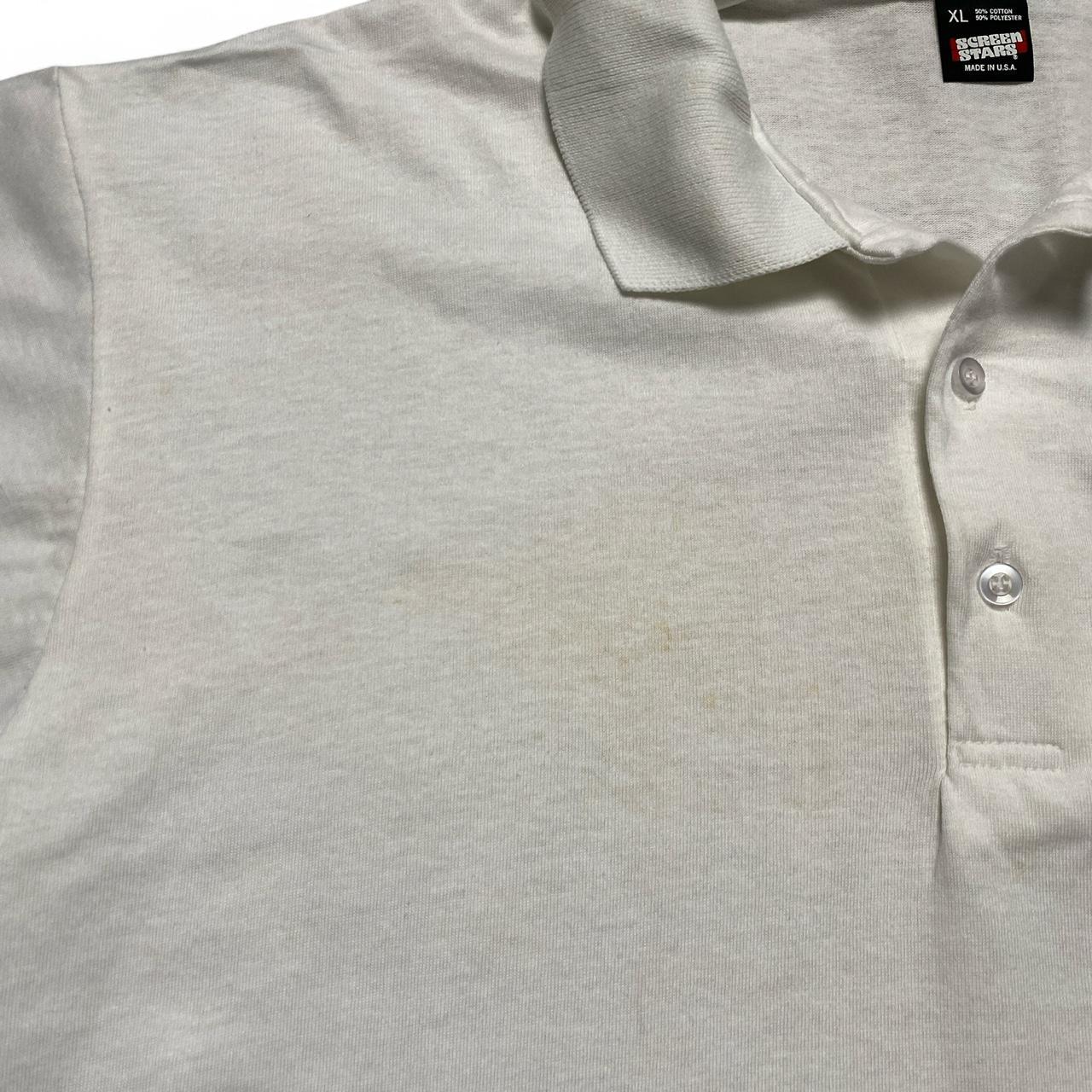 Whitbread Best Bitter Beer Vintage 90’s White Polo Shirt (XL)