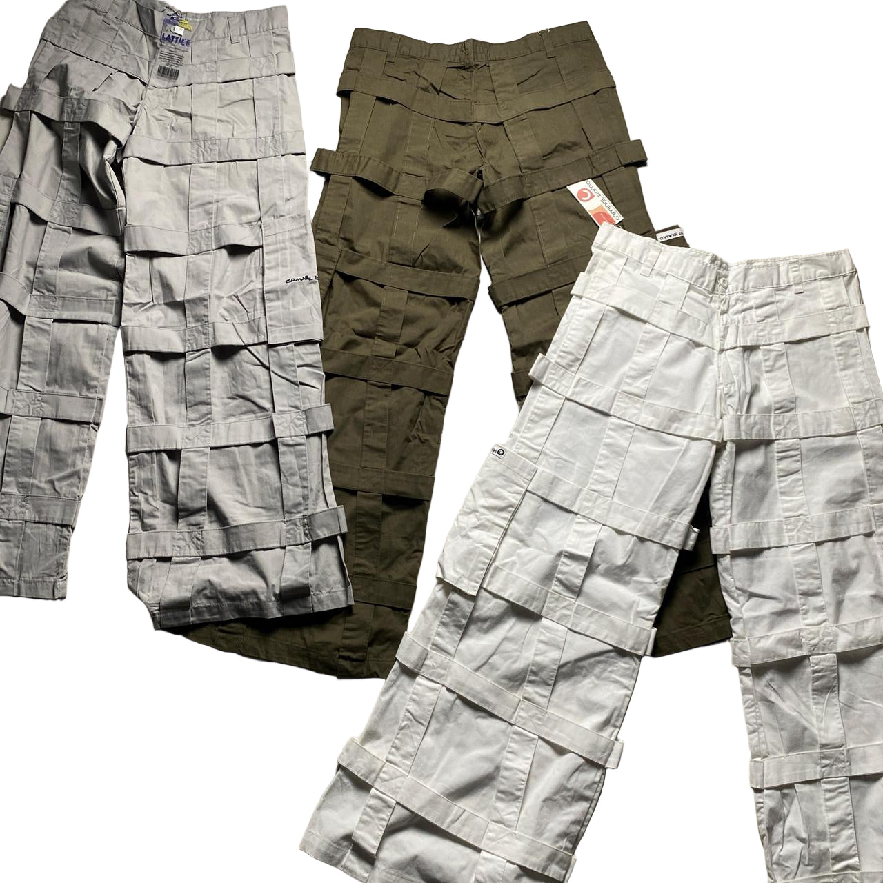 Criminal Damage Bondage Baggy Cargo White (30/32W)