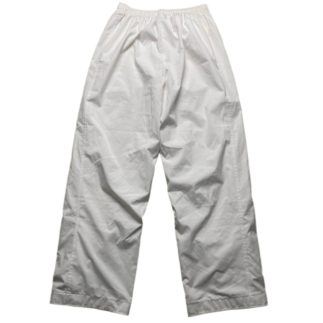 Nike Vintage y2k Baggy Shell Trackpant Bottoms White (L)