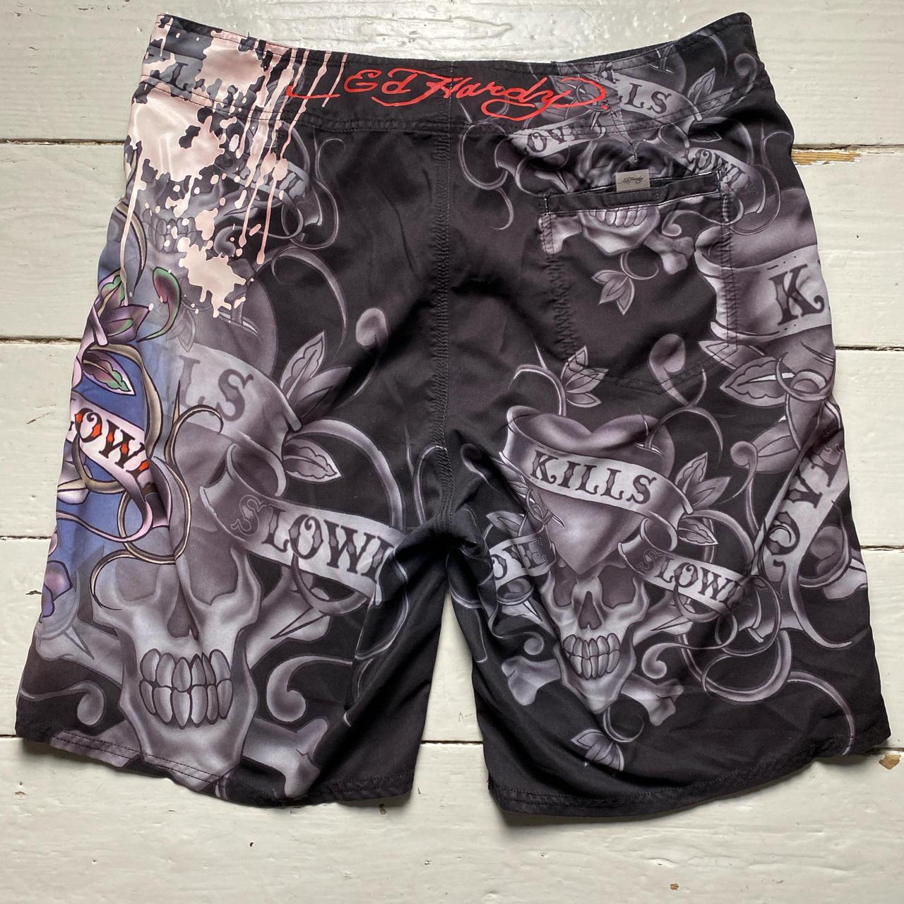 Ed Hardy Hearts and Skulls Shorts