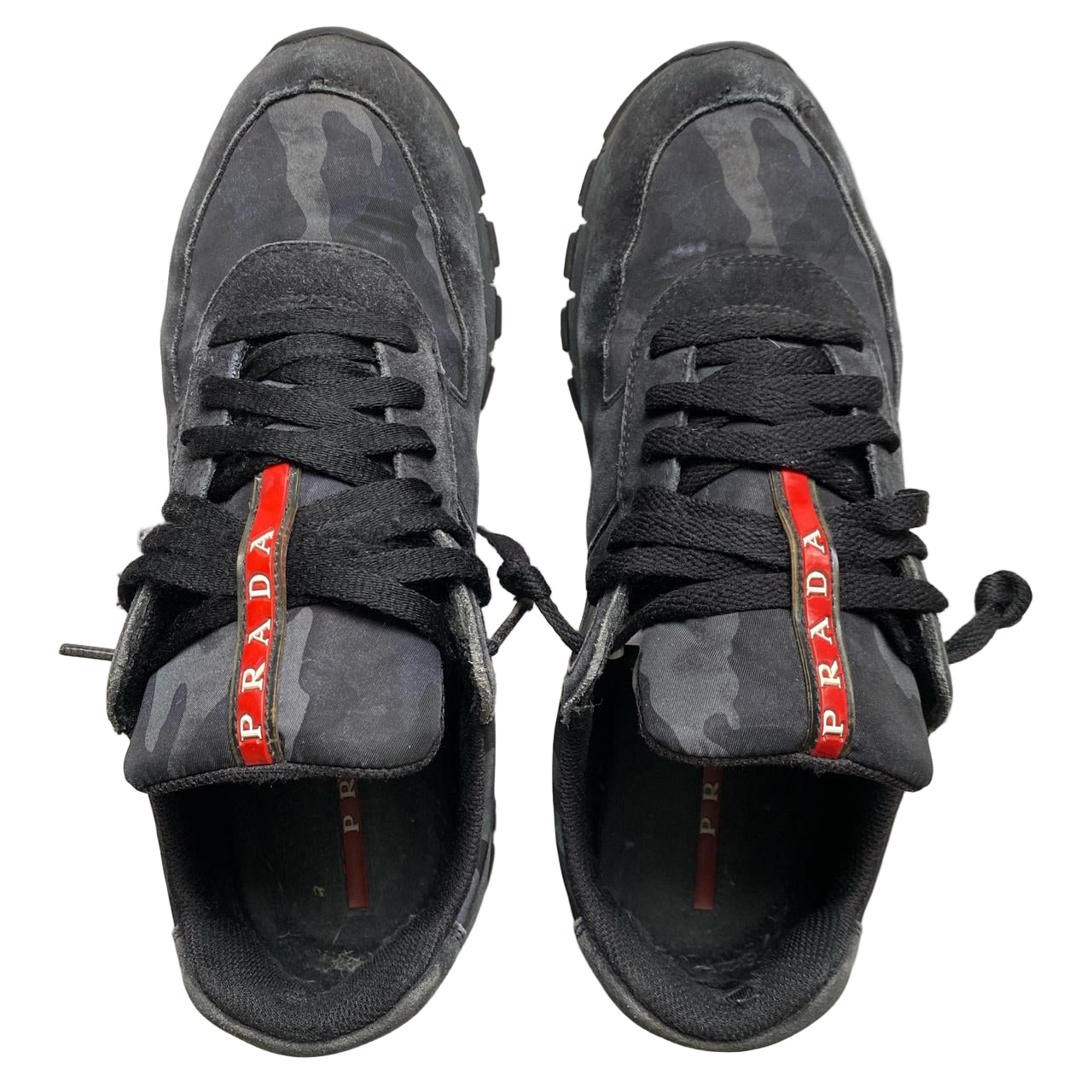 Prada Runners Camouflage Grey (UK 8)