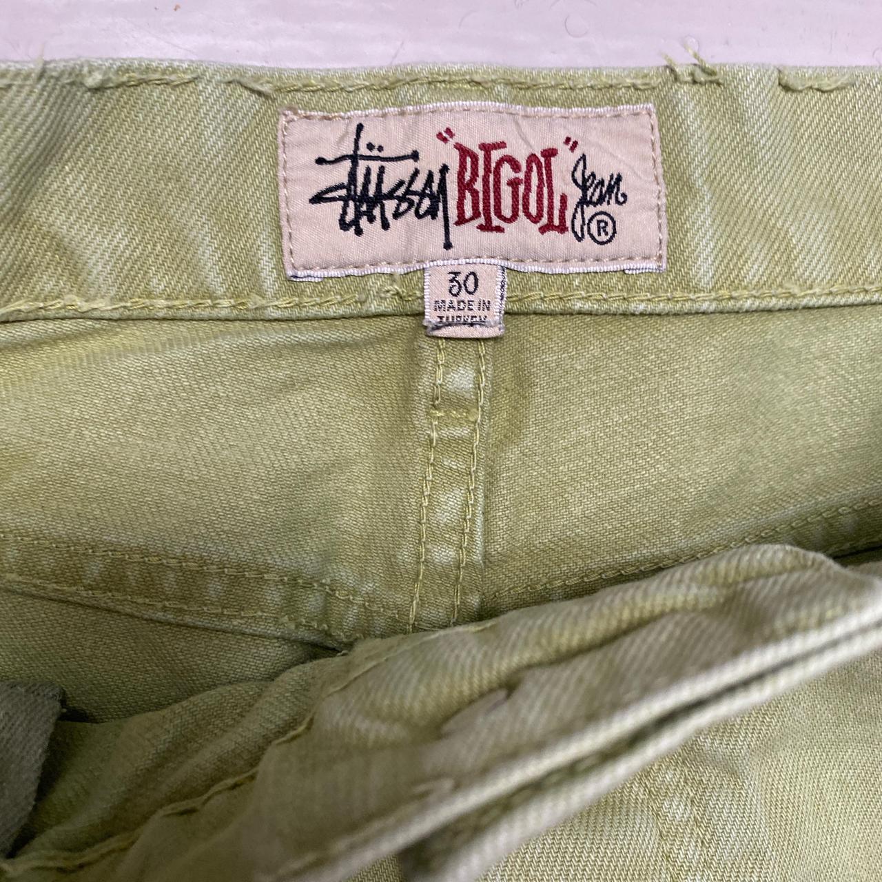 Stussy Big Ol Baggy Jeans Light Green (30W)