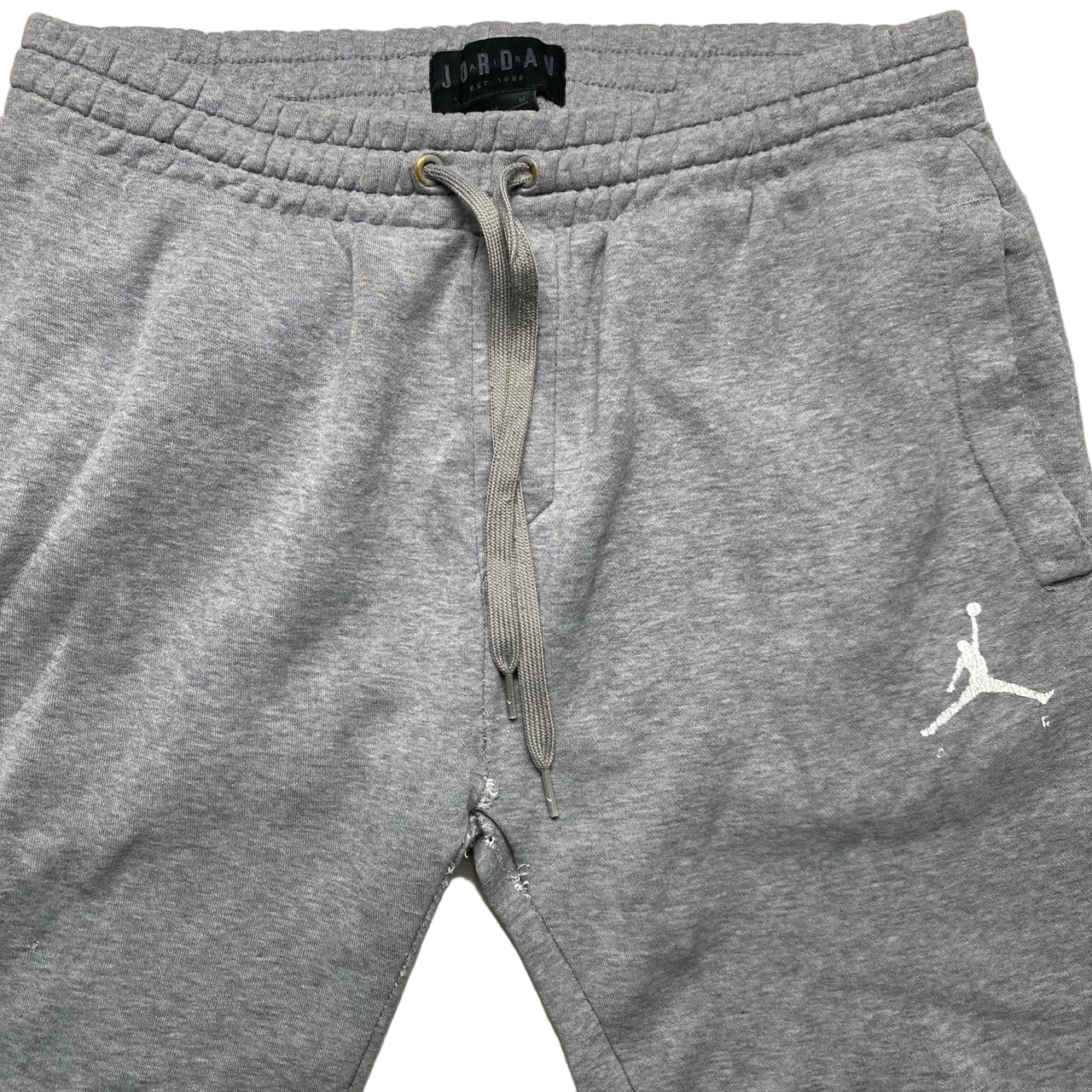 Jordan Grey and White Joggers (M)