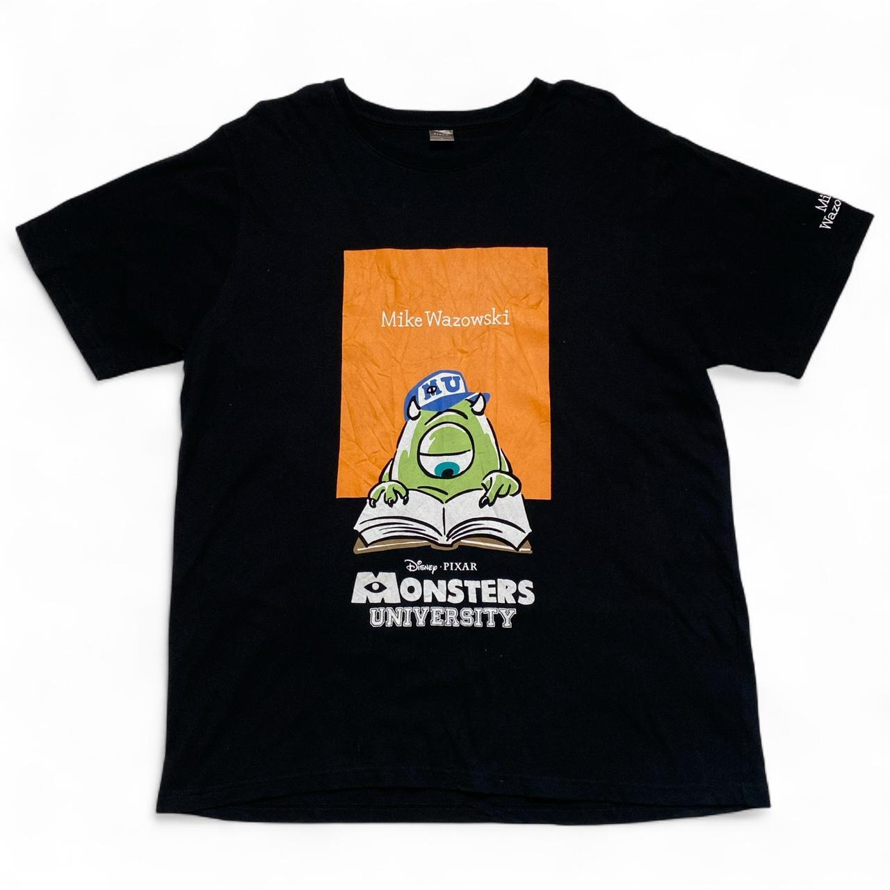 Disney Pixar Monsters Inc Mike Wazowski Black T Shirt (L)
