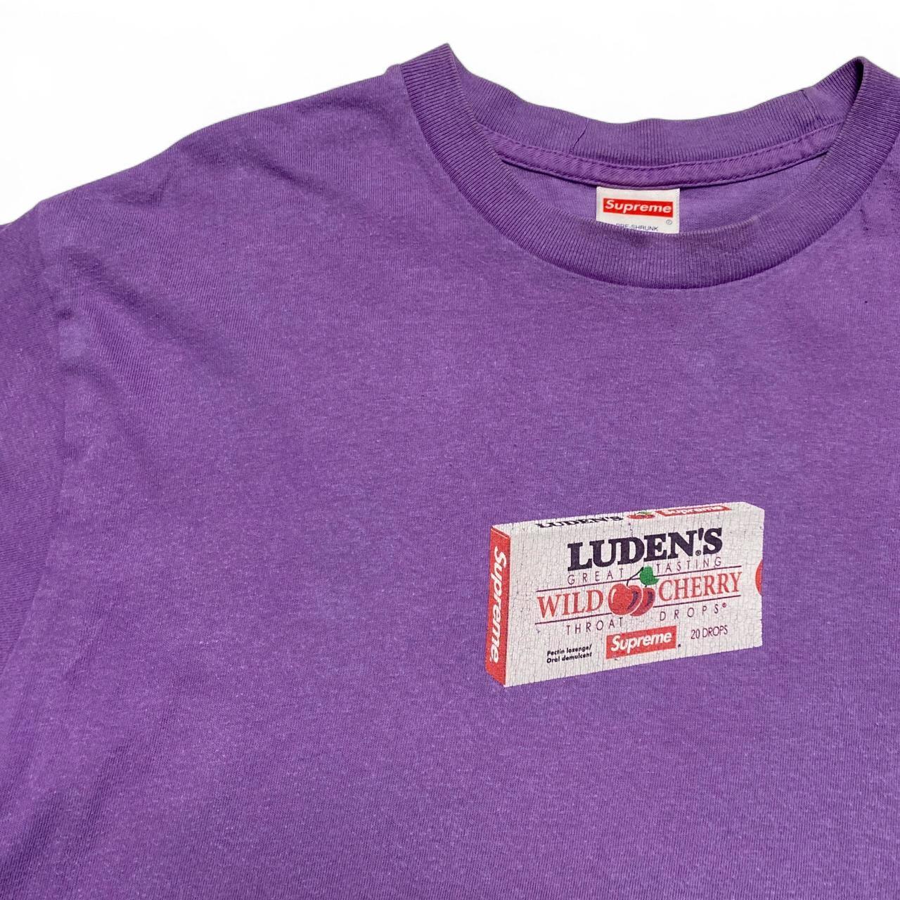 Ludens Cough Drops Supreme Purple T Shirt (M)