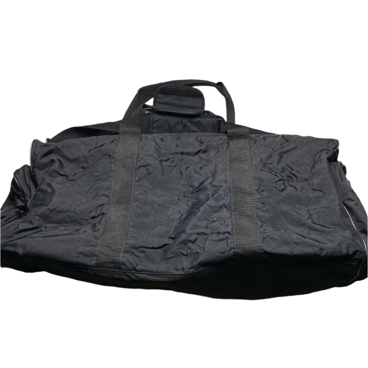 Nike Big Swoosh Black and White 90’s Duffle Travel Bag