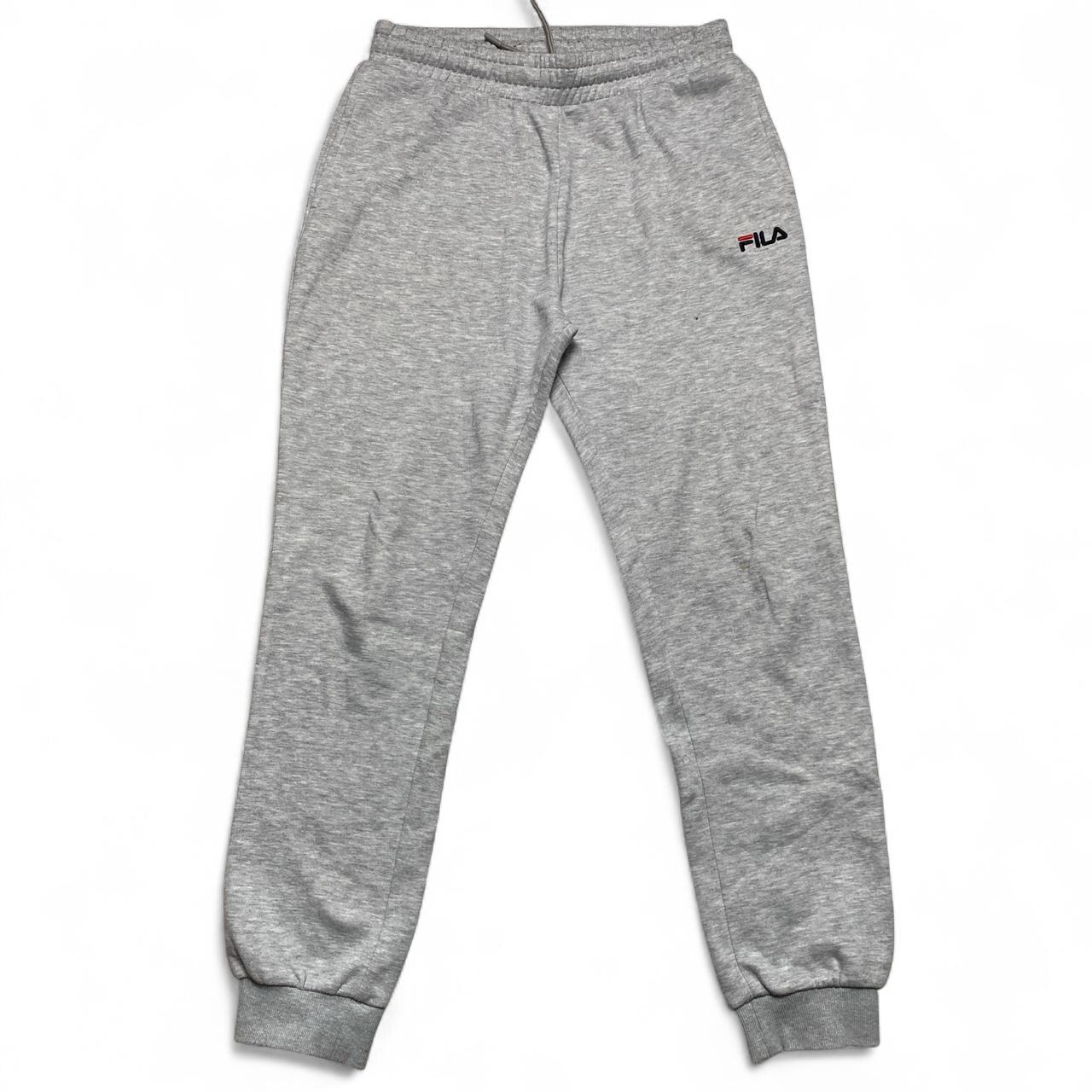 Fila Grey Slim Straight Big Spellout Joggers (M)