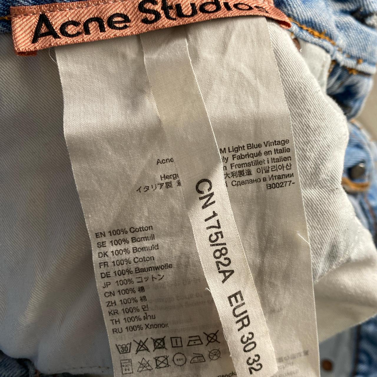 Acne Studios Light Blue Baggy Jeans (30W)